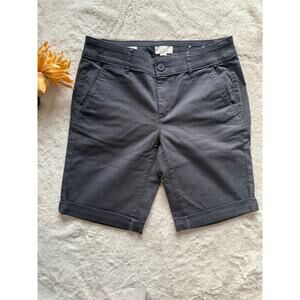 Ann Taylor Loft Curvy Bermuda Shorts Navy Size 4